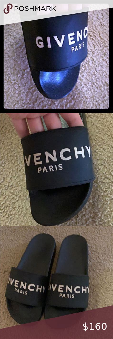 givenchy slides black|givenchy sandals size chart.